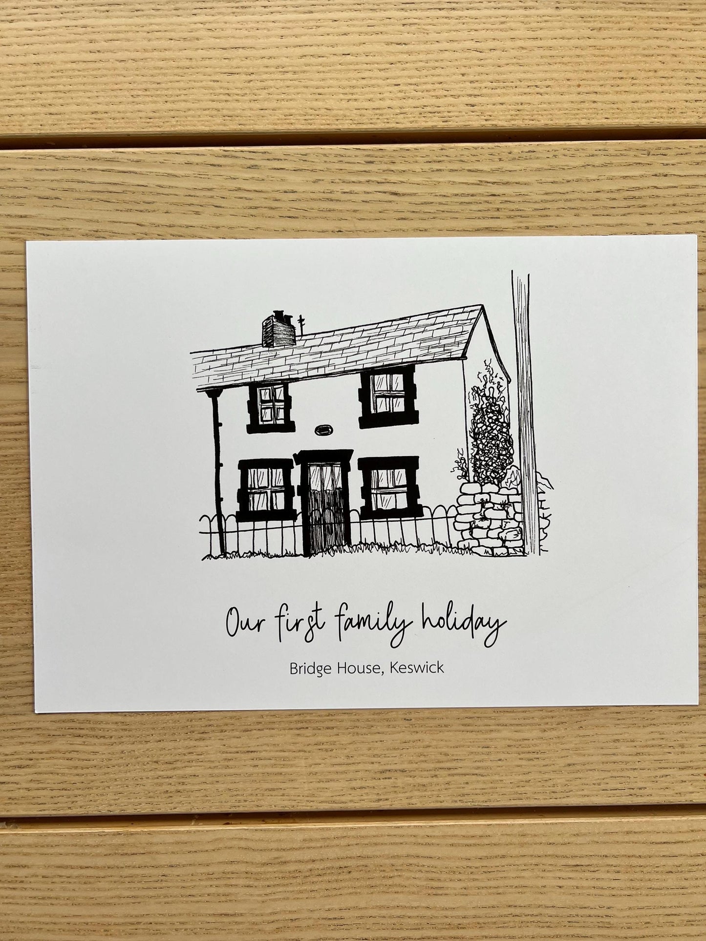 Hand Drawn Custom Home Portrait, Personalized Venue Illustration